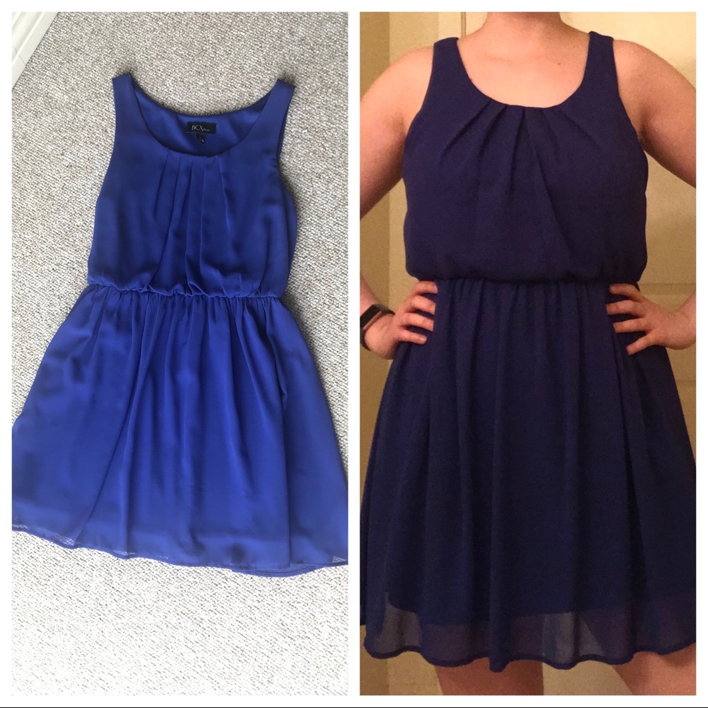 BCX royal blue party dress Large